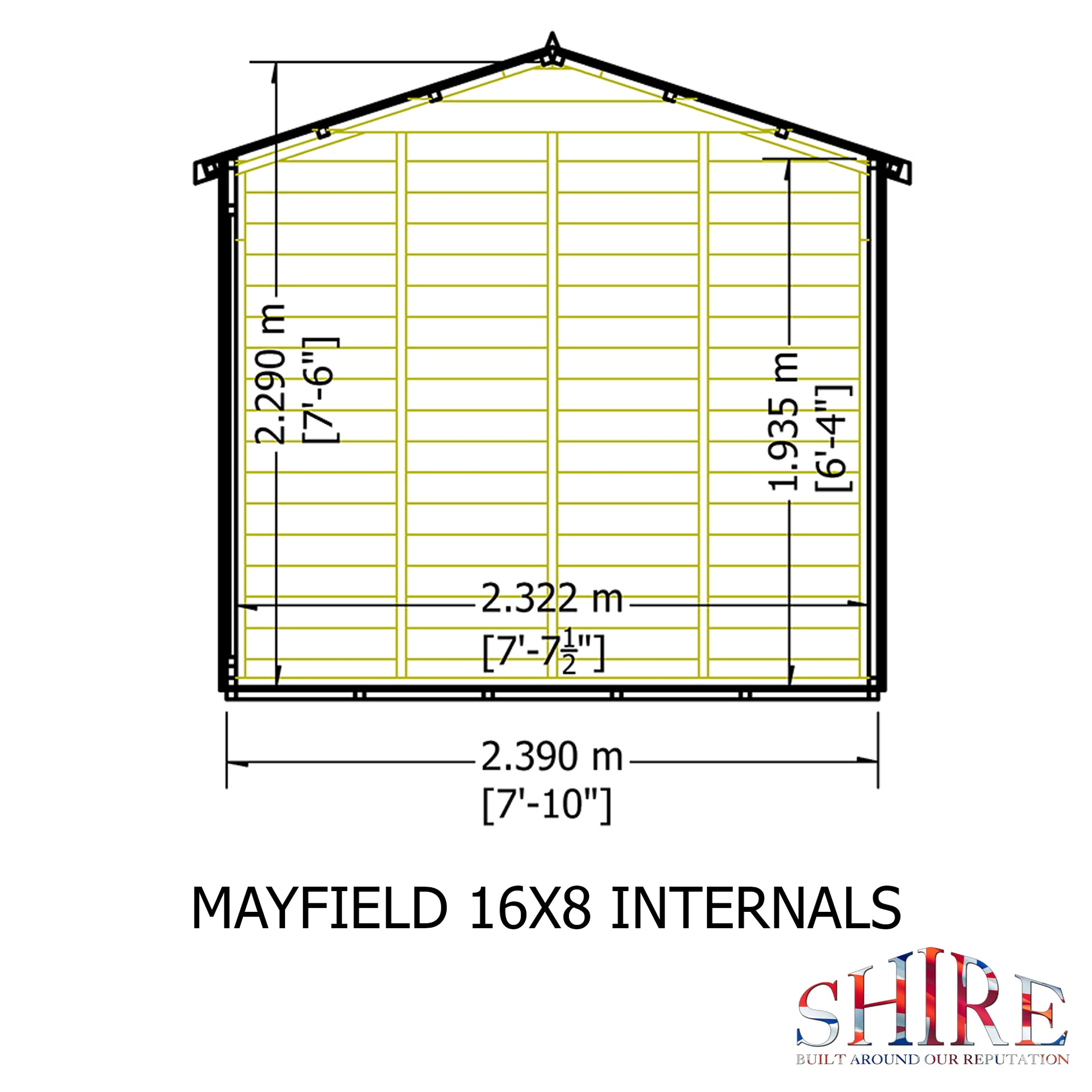 Shire Mayfield Summerhouse 16x8