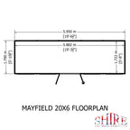Shire Mayfield Summerhouse 20x6
