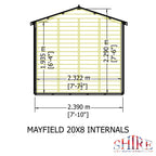 Shire Mayfield Summerhouse 20x8
