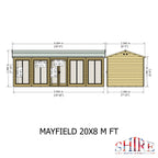 Shire Mayfield Summerhouse 20x8