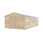 Shire Apex Dip Treated Overlap Garden Shed 10x20
