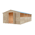 Shire Apex Dip Treated Overlap Garden Shed 10x20
