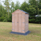 Shire Apex Dip Treated Overlap Garden Shed 4x3