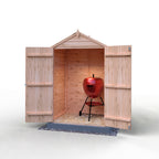 Shire Apex Dip Treated Overlap Garden Shed 4x3