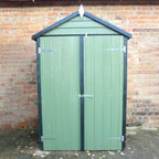 Shire Apex Dip Treated Overlap Garden Shed 4x3