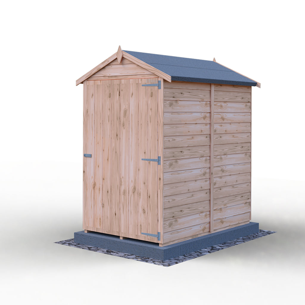 Shire Apex Dip Treated Overlap Garden Shed 3x5