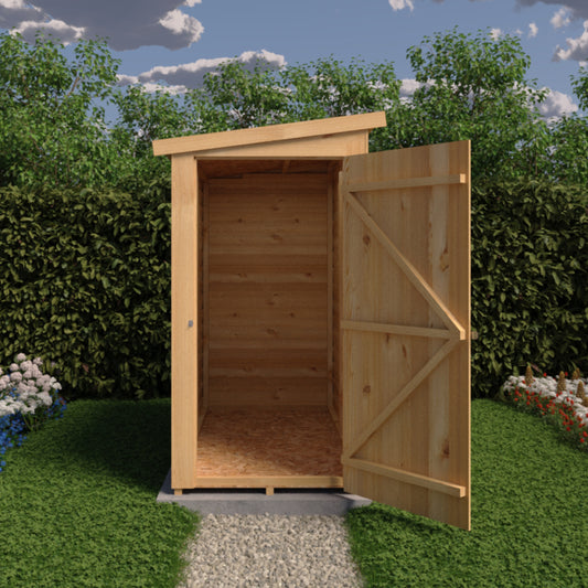 Shire Pent Dip Treated Overlap Value Garden Shed 6x3
