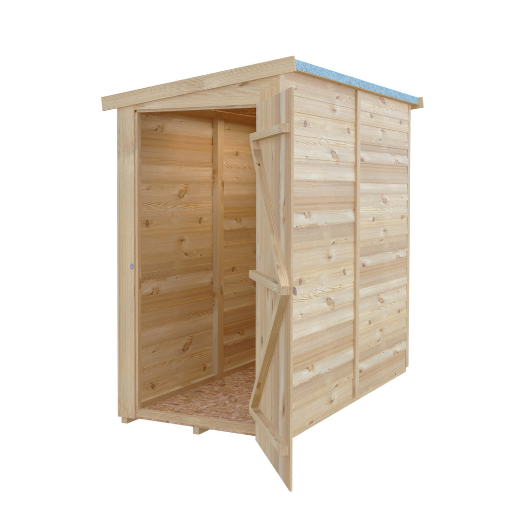 Shire Pent Dip Treated Overlap Value Garden Shed 6x3
