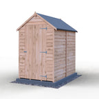 Shire Apex Dip Treated Overlap Garden Shed 6x4