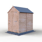 Shire Apex Dip Treated Overlap Garden Shed 6x4