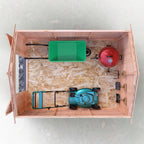 Shire Apex Dip Treated Overlap Garden Shed 8x6