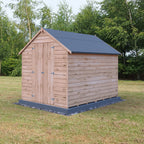 Shire Apex Dip Treated Overlap Garden Shed 8x6