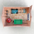 Shire Apex Dip Treated Overlap Garden Shed 8x6
