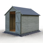 Shire Apex Pressure Treated Overlap Value Garden Shed 8x6