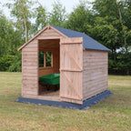 Shire Apex Dip Treated Overlap Garden Shed 8x6