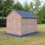 Shire Apex Dip Treated Overlap Garden Shed 8x6