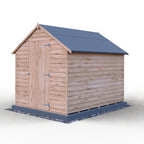 Shire Apex Dip Treated Overlap Garden Shed 8x6