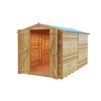 Shire Apex Dip Treated Overlap Garden Shed 10x6