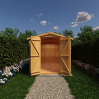Shire Apex Dip Treated Overlap Garden Shed 10x6