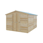 Shire Apex Dip Treated Overlap Garden Shed 10x8