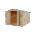 Shire Apex Dip Treated Overlap Garden Shed 10x8