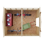 Shire Apex Dip Treated Overlap Garden Shed 10x8