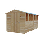 Shire Apex Dip Treated Overlap Garden Shed 12x6