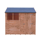 Shire Reverse Apex Dip Treated Amaryllis Overlap Garden Shed 8x6