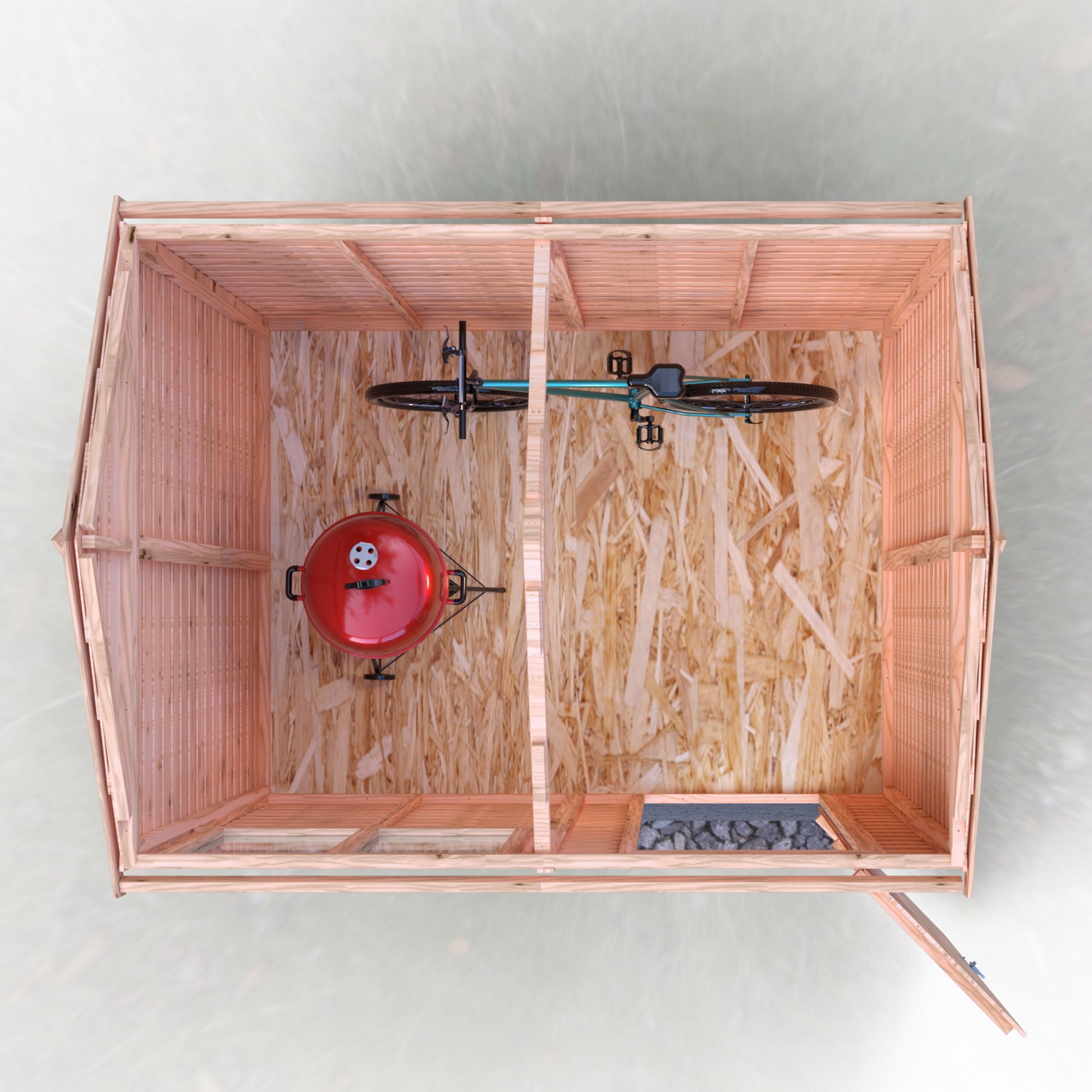 Shire Reverse Apex Dip Treated Amaryllis Overlap Garden Shed 8x6