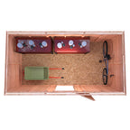 Shire Pent Dip Treated Overlap Value Garden Shed 12x6 Without Windows
