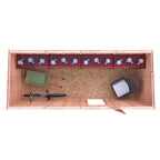 Shire Pent Dip Treated Overlap Value Garden Shed 16x6 Without Windows