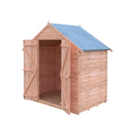 Shire Apex Dip Treated Overlap Garden Shed 4x6