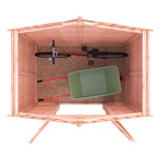 Shire Apex Dip Treated Overlap Garden Shed 4x6