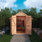 Shire Apex Dip Treated Overlap Garden Shed 6x6
