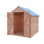 Shire Apex Dip Treated Overlap Garden Shed 6x6