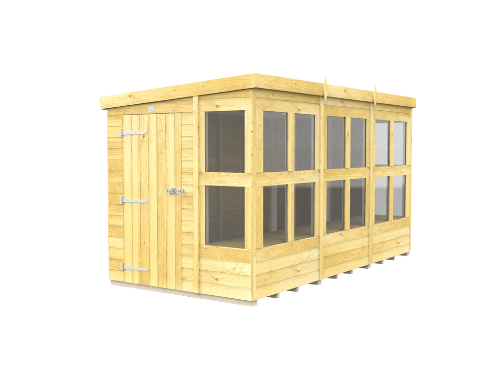 Elmstead Pent Potting Shed External View