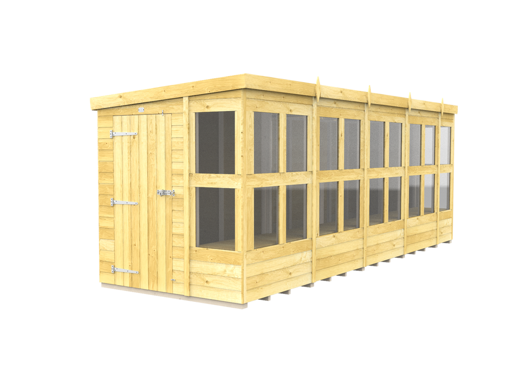 Elmstead Pent Potting Shed External View