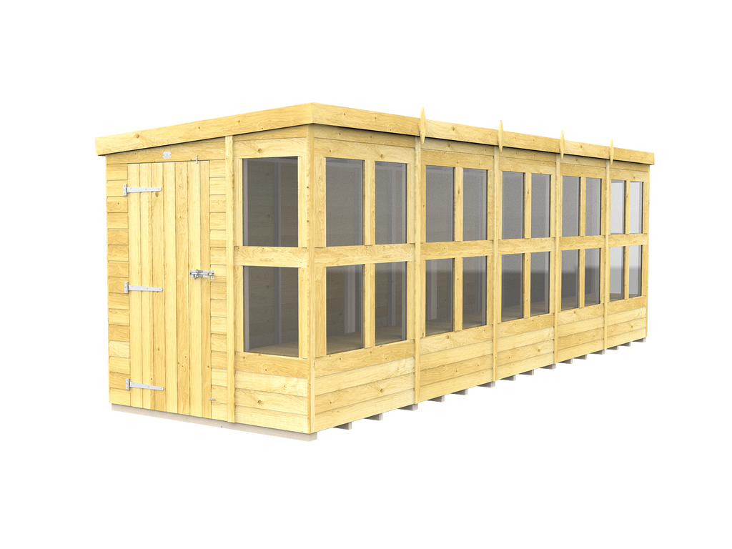 Elmstead Pent Potting Shed External View