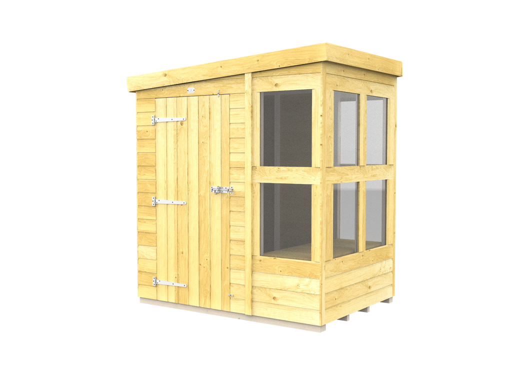 Elmstead Pent Potting Shed External View