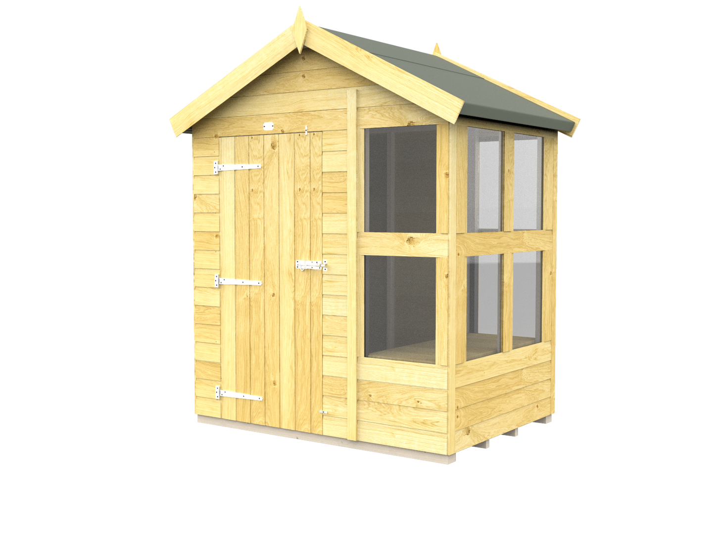 Elmstead Apex Potting Shed External View