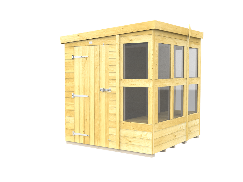 Elmstead Pent Potting Shed External View