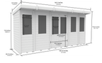 Elmstead Pent Summerhouse Dimensional Drawings