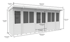 Elmstead Pent Summerhouse Dimensional Drawings