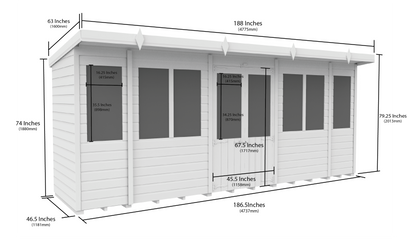 Elmstead Pent Summerhouse Dimensional Drawings