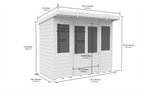 Elmstead Pent Summerhouse Dimensional Drawings