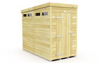 Elmstead Pent Security Shed Single Door External View
