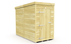Elmstead Pent Shed Single Door Without Windows External View