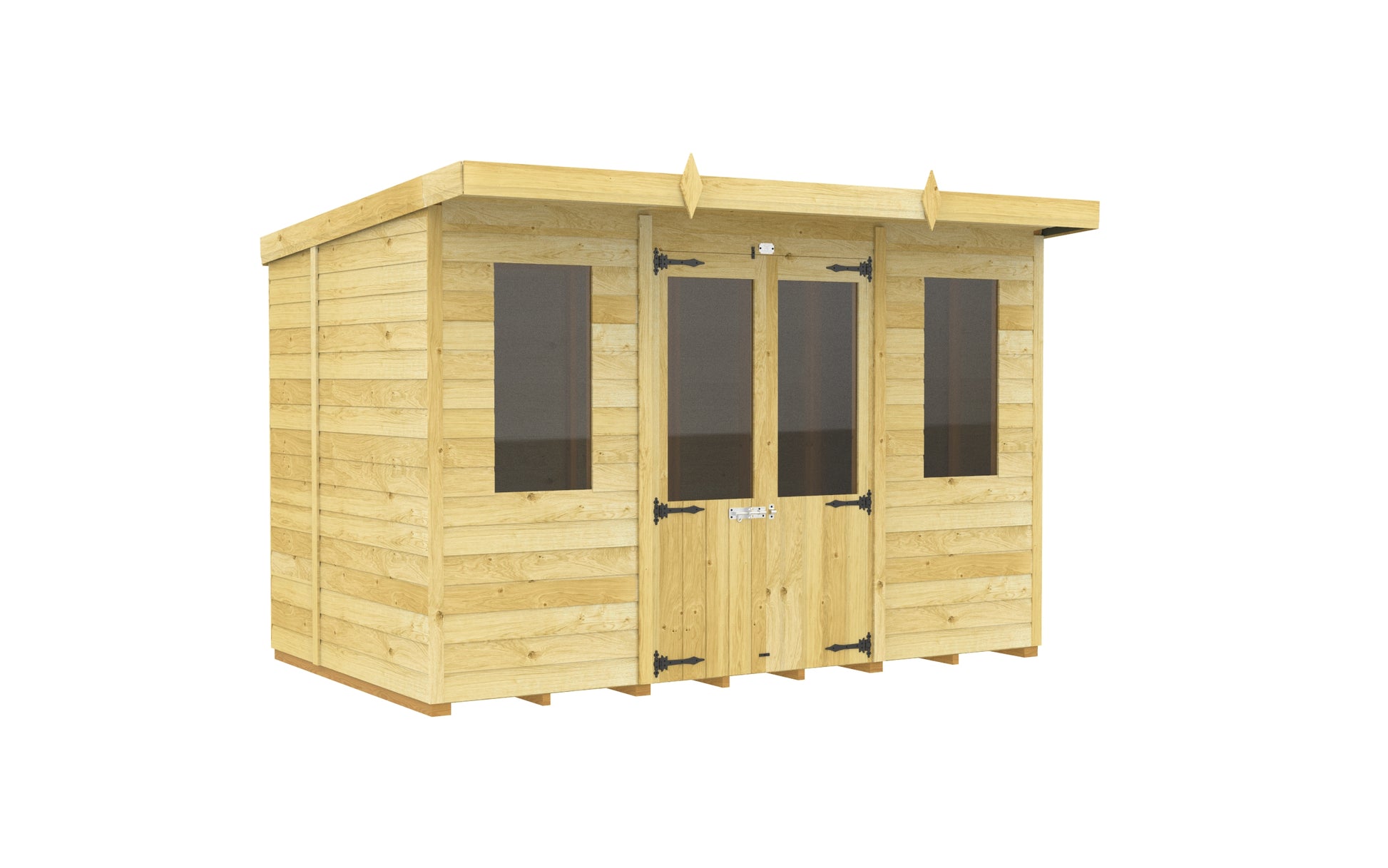 Elmstead Pent Summerhouse External Left View
