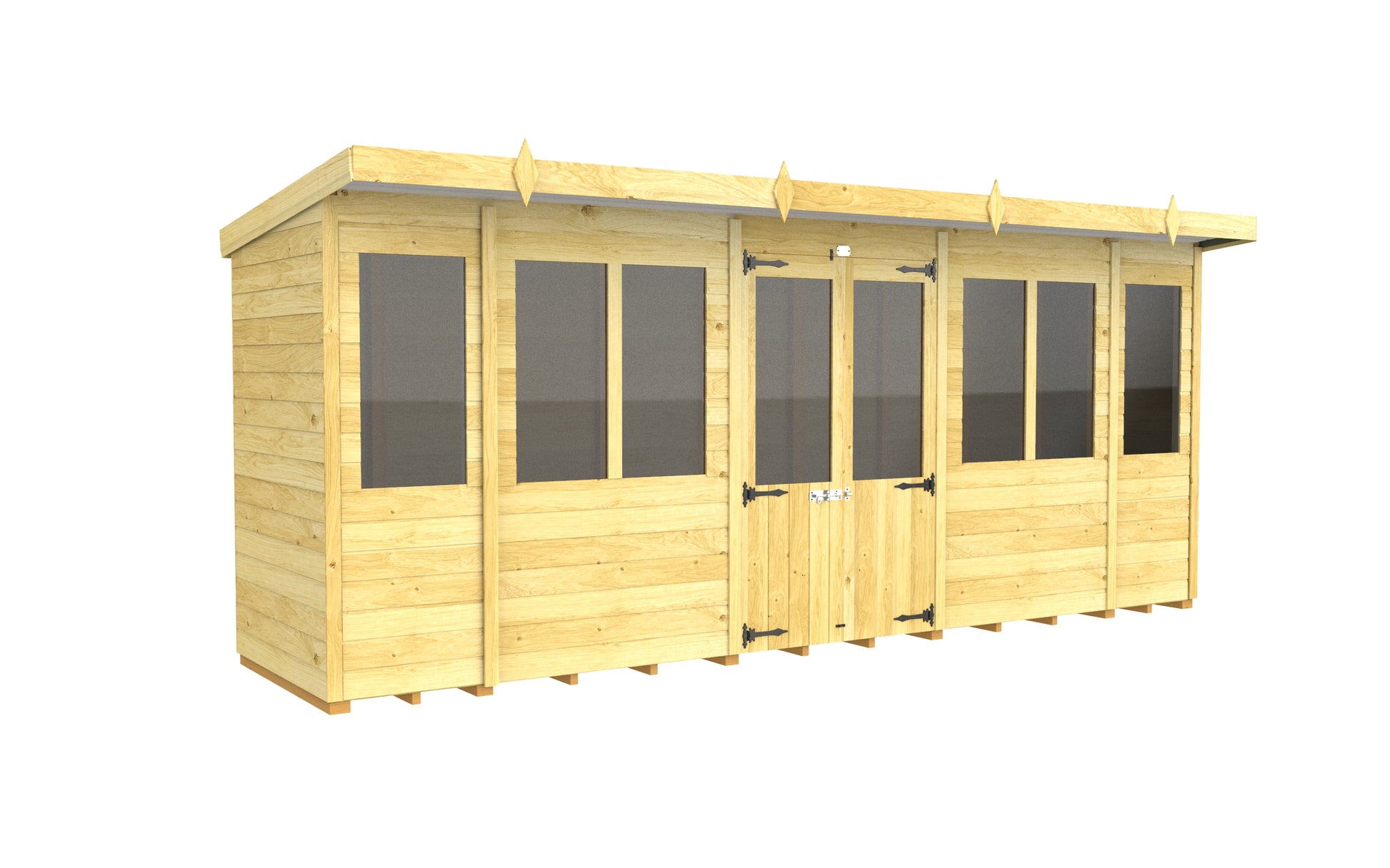 Elmstead Pent Summerhouse External Left View