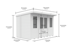 Elmstead Pent Summerhouse Dimensional Drawings